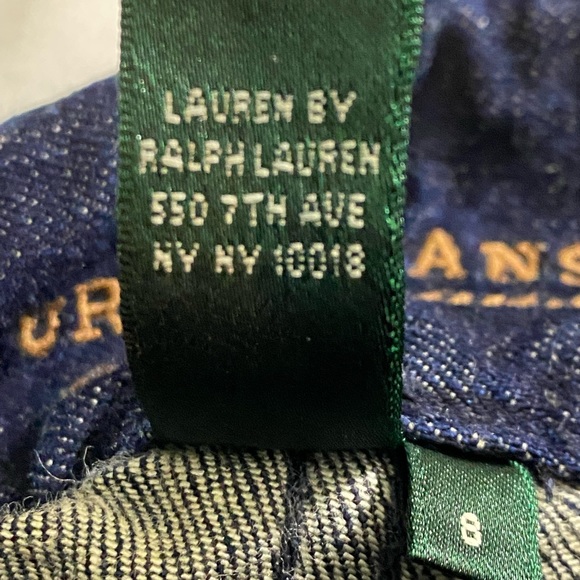 NWOT LAUREN RALPH LAUREN PREMIUM JEANS SIZE 8 - Picture 6 of 11